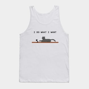 Cats do what they want Tank Top